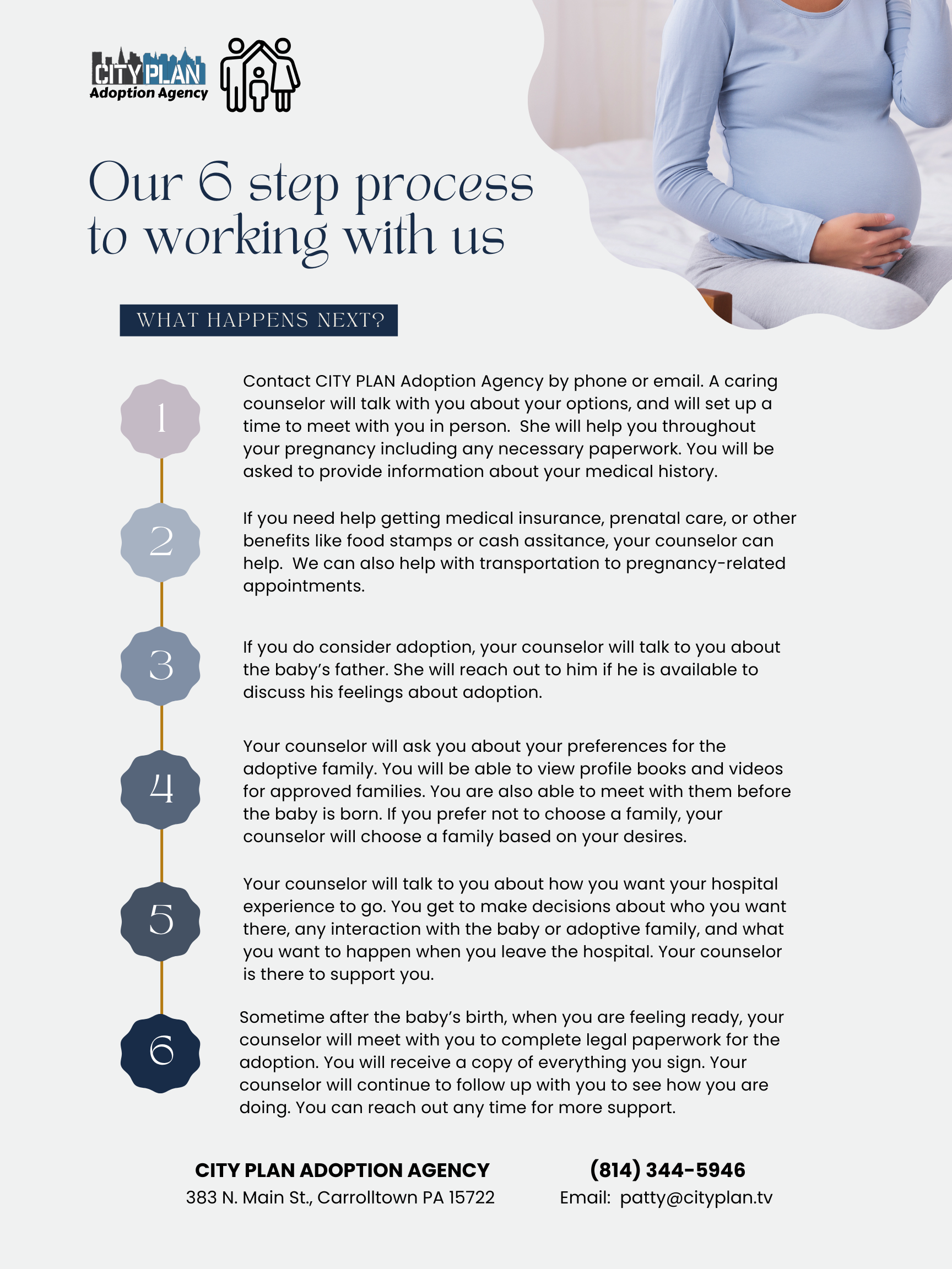 Birth Parents Adoption Process Flyer